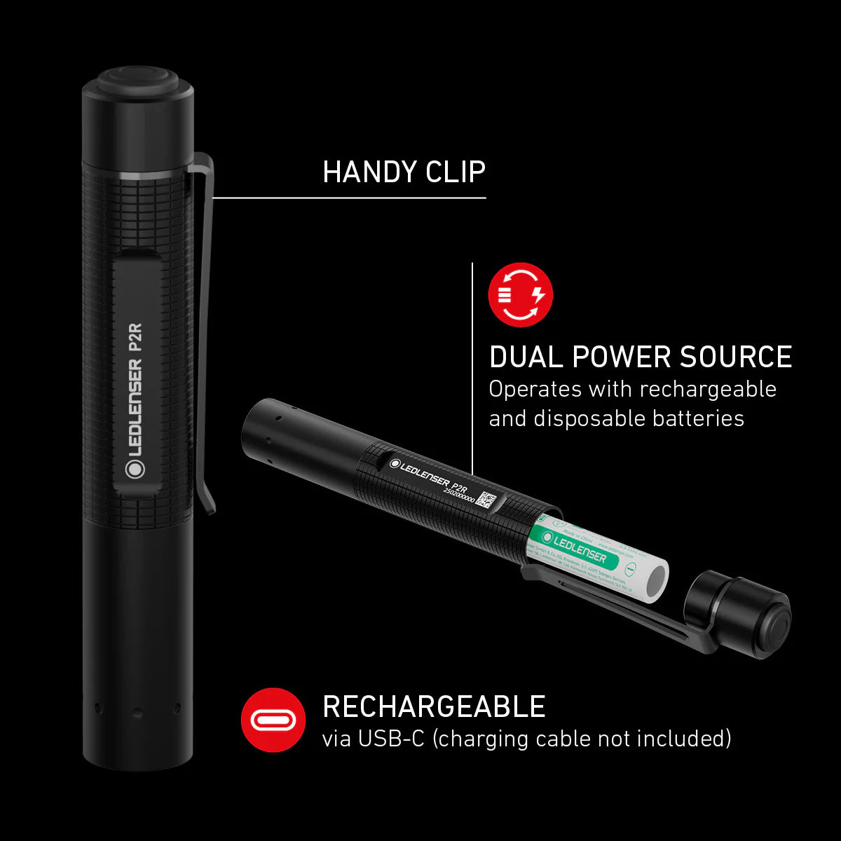 Ledlenser P2R Core Rechargeable Torch