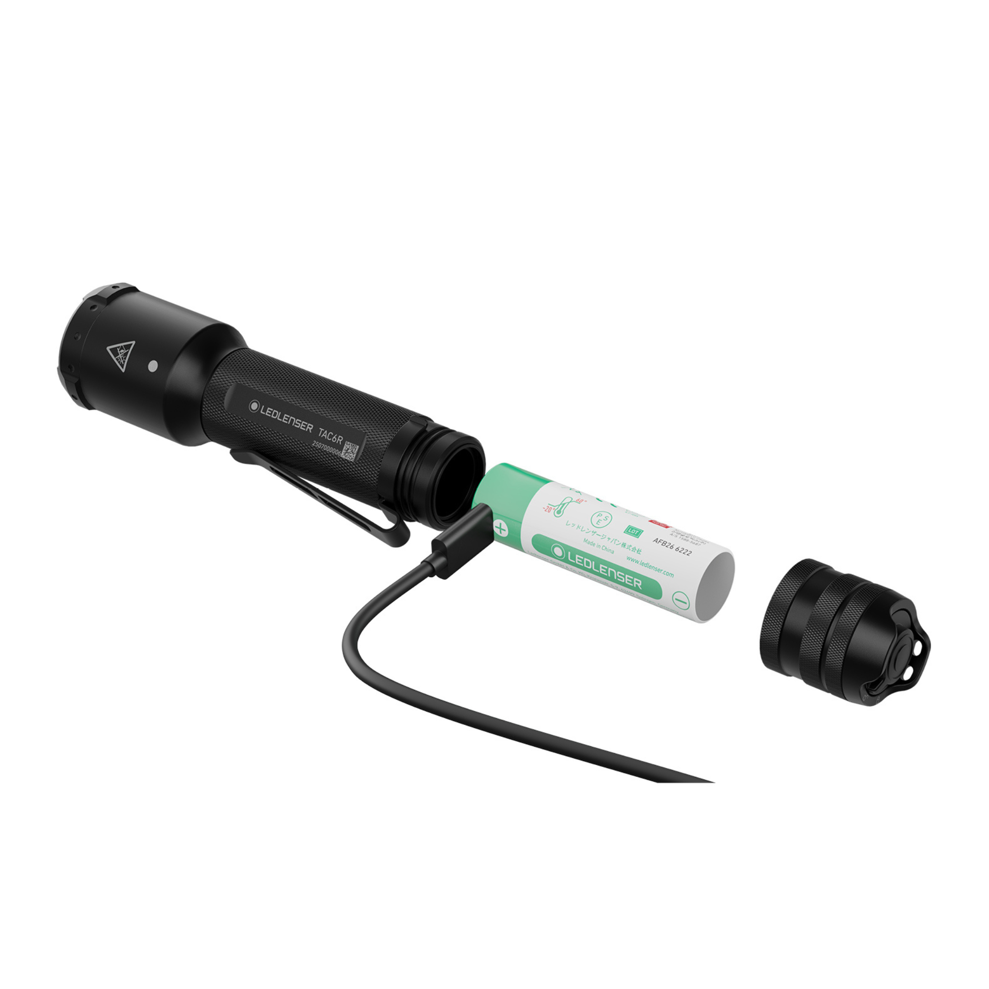 Ledlenser Tactical TAC6R Rechargeable Torch