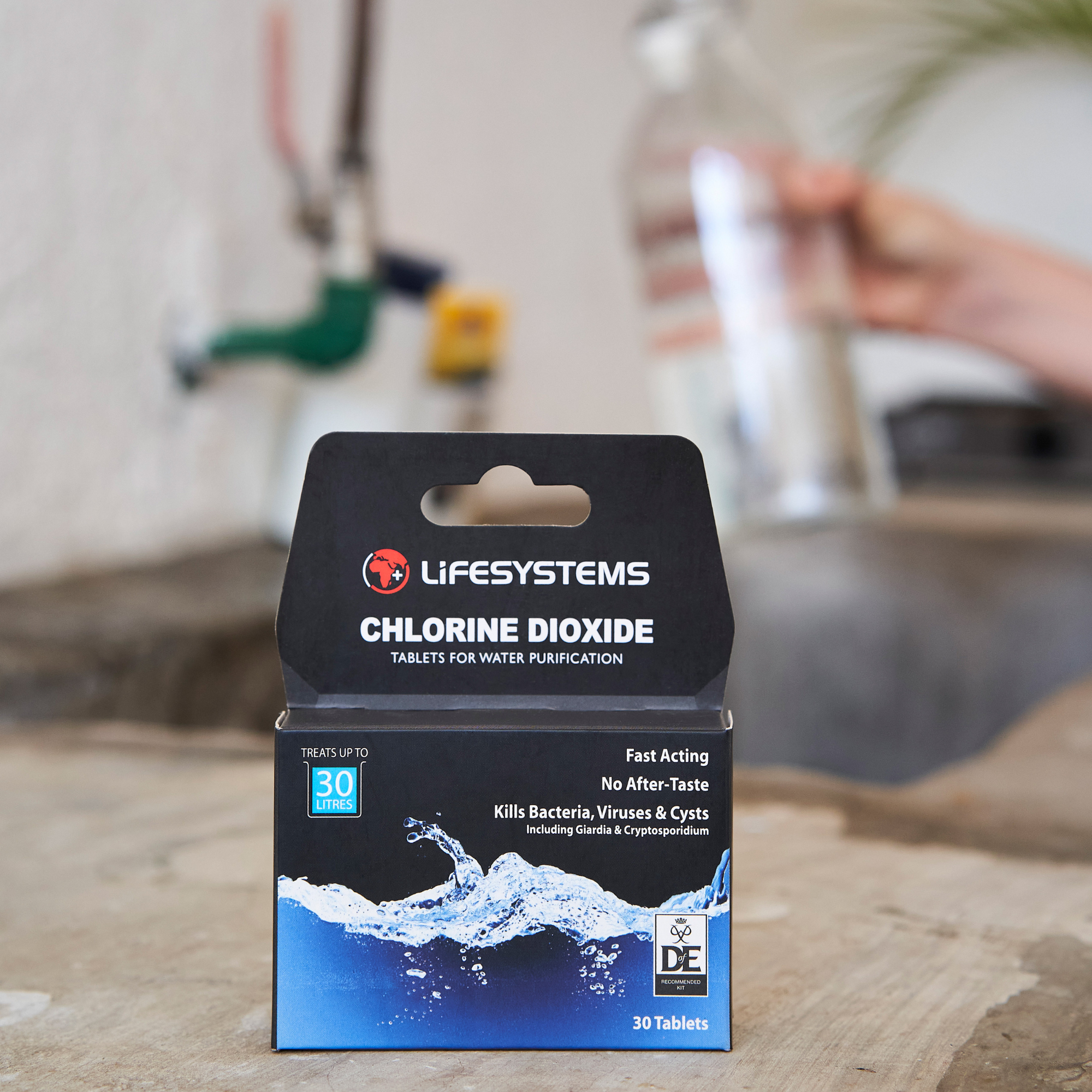 Lifesystems Chlorine Dioxide Water Purification Tablets (30 Pack)