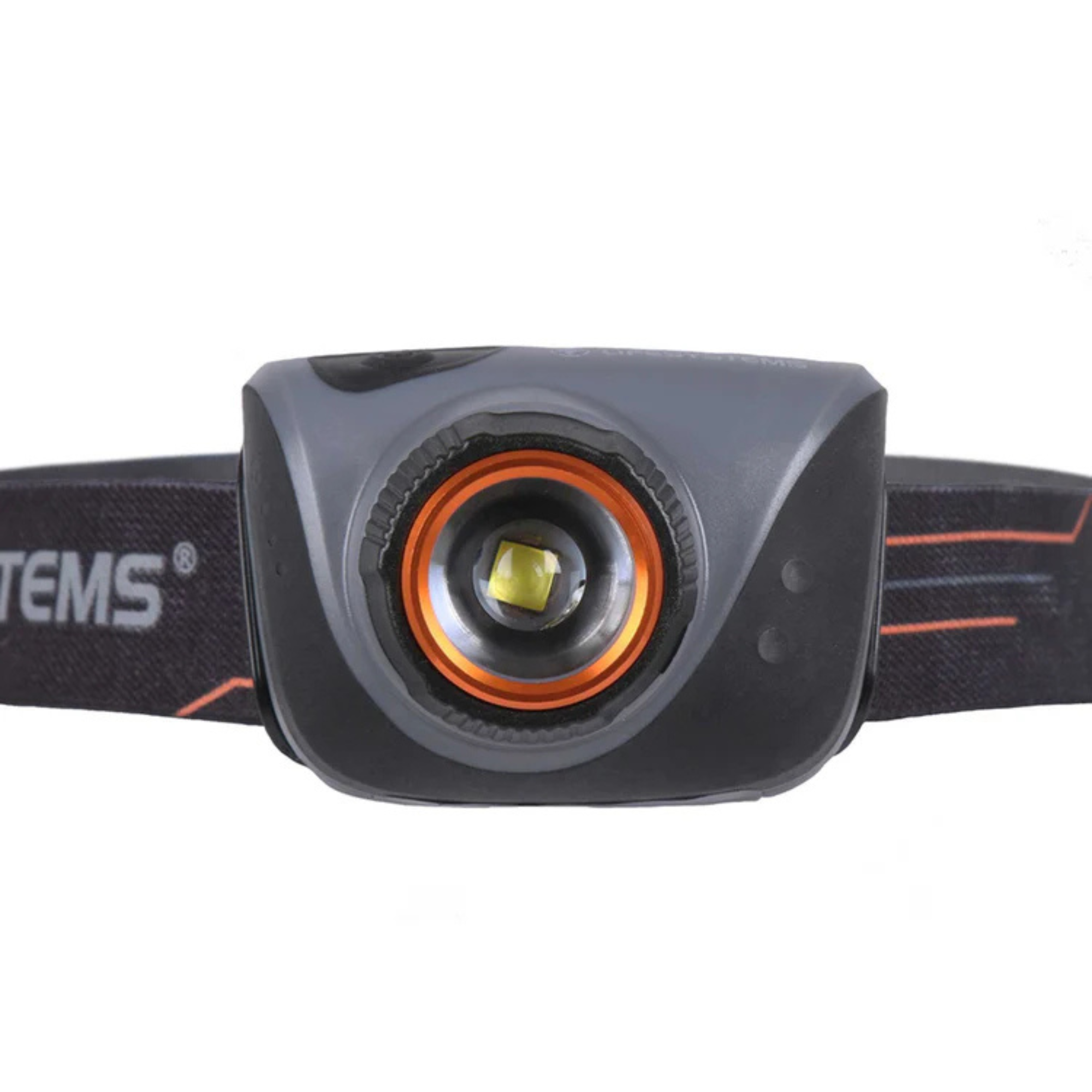 Lifesystems Intensity 580 Rechargeable LED Headtorch (Black/Orange)
