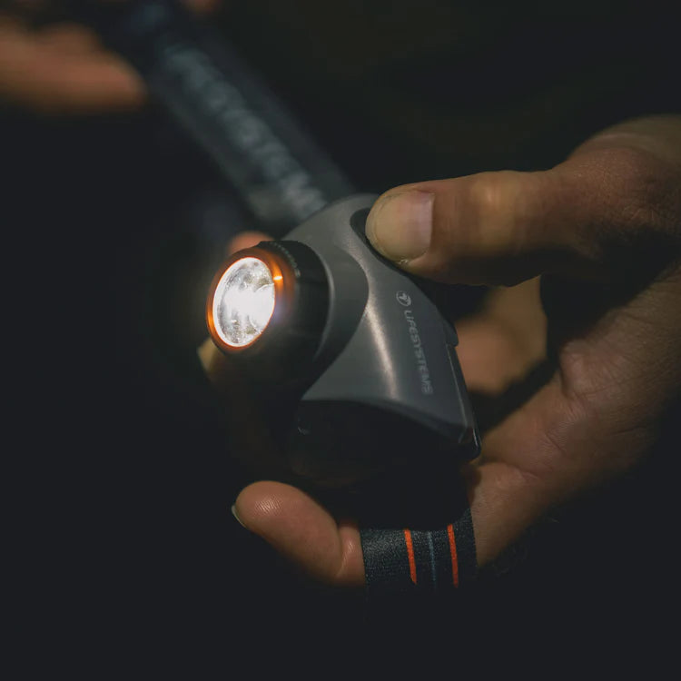 Lifesystems Intensity 580 Rechargeable LED Headtorch (Black/Orange)
