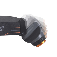 Load image into Gallery viewer, Lifesystems Intensity 580 Rechargeable LED Headtorch (Black/Orange)