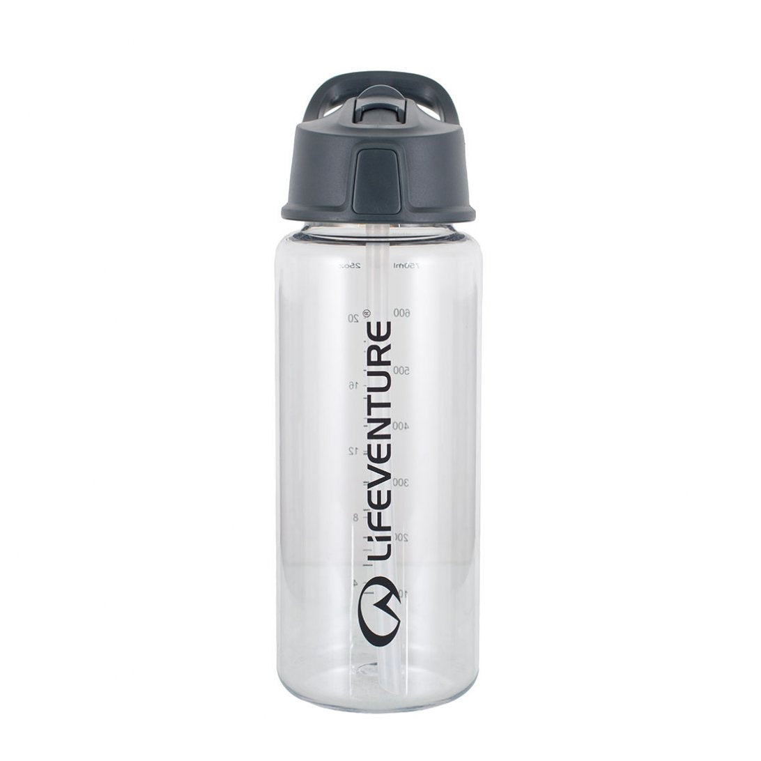 Lifeventure Flip-Top BPA Free 750ml Water Bottle (Clear)