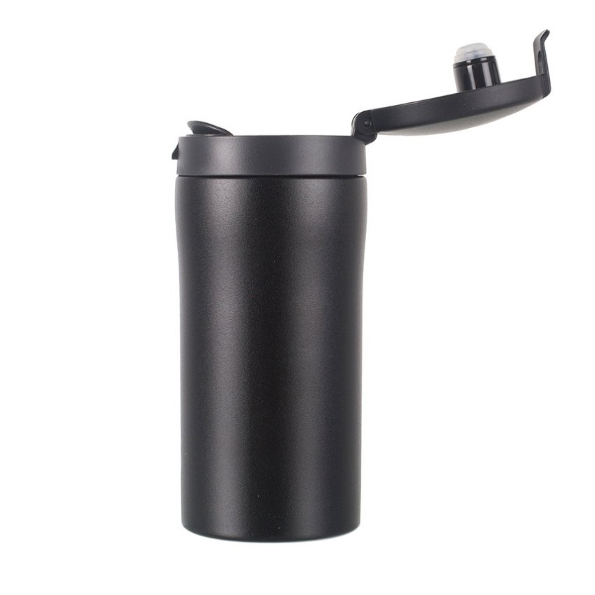 Lifeventure Flip Top Thermal 300ml Travel Mug (Black)