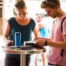 Load image into Gallery viewer, Lifeventure Flip Top Thermal Travel Mug (Black)(300ml)