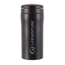 Load image into Gallery viewer, Lifeventure Flip Top Thermal Travel Mug (Black)(300ml)