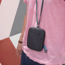 Load image into Gallery viewer, Lifeventure RFiD Recycled Travel Neck Pouch (Grey)