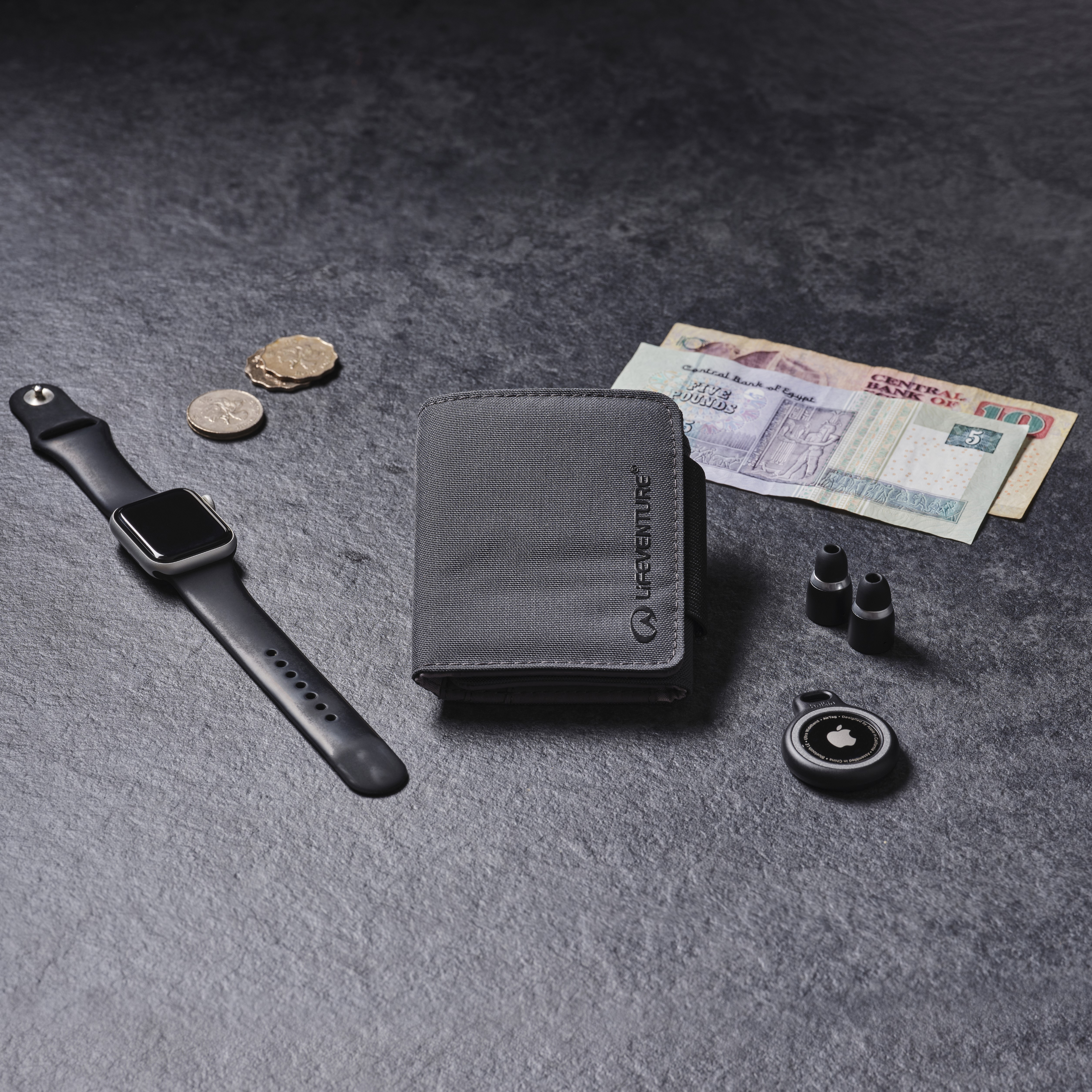 Lifeventure RFiD Recycled Wallet (Grey)