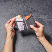 Load image into Gallery viewer, Lifeventure RFiD Recycled Card Wallet (Grey)