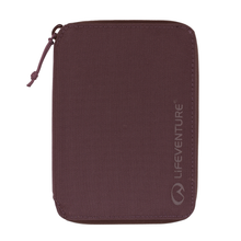 Load image into Gallery viewer, Lifeventure RFiD Recycled Mini Travel Wallet (Plum)
