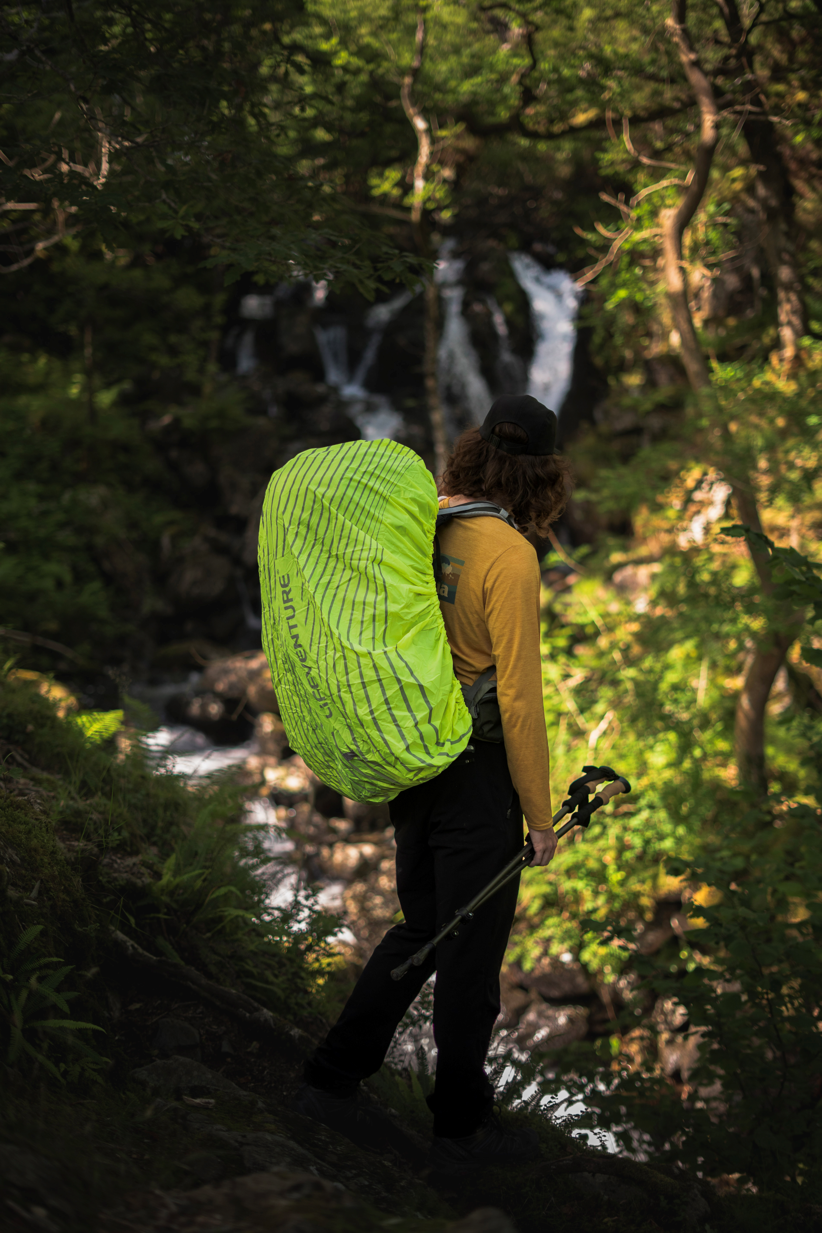 Lifeventure Rucksack Neon Yellow Raincover (65L)