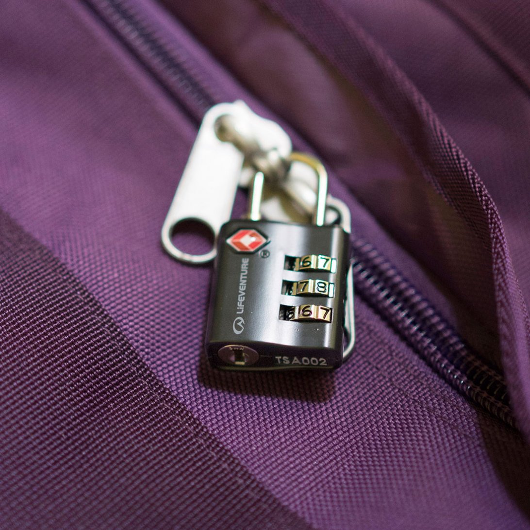 Lifeventure TSA Combi Lock (Black)