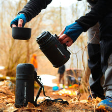 Load image into Gallery viewer, Lifeventure TiV Widemouth Vacuum Food Flask (1000ml)(Black)