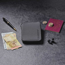 Load image into Gallery viewer, Lifeventure RFID Mini Travel Wallet Recycled (Grey)