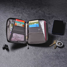 Load image into Gallery viewer, Lifeventure RFID Mini Travel Wallet Recycled (Grey)