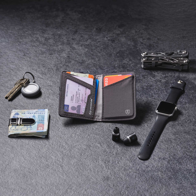 Lifeventure RFiD Recycled Card Wallet (Navy)