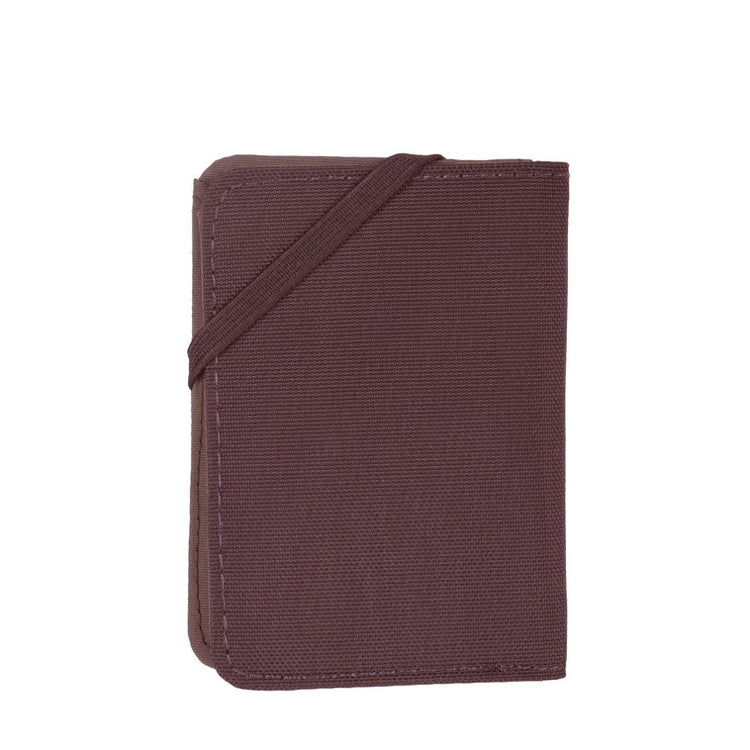 Lifeventure RFiD Recycled Card Wallet (Plum)