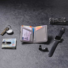 Load image into Gallery viewer, Lifeventure RFiD Recycled Card Wallet (Plum)