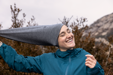 Load image into Gallery viewer, Lightweight Merino Wool Buff (Solid Light Grey)