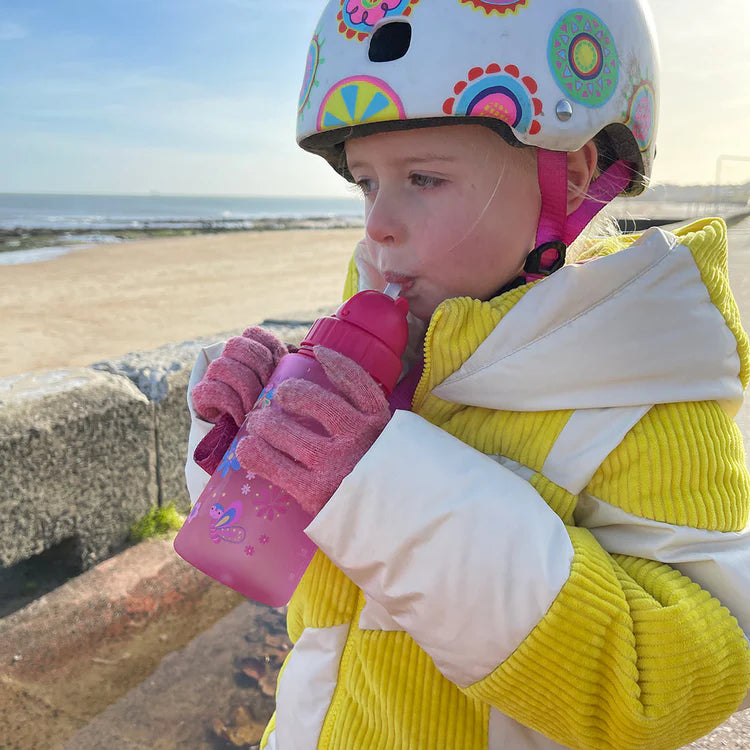 LittleLife Kids BPA Free 400ml Water Bottle (Butterfly)