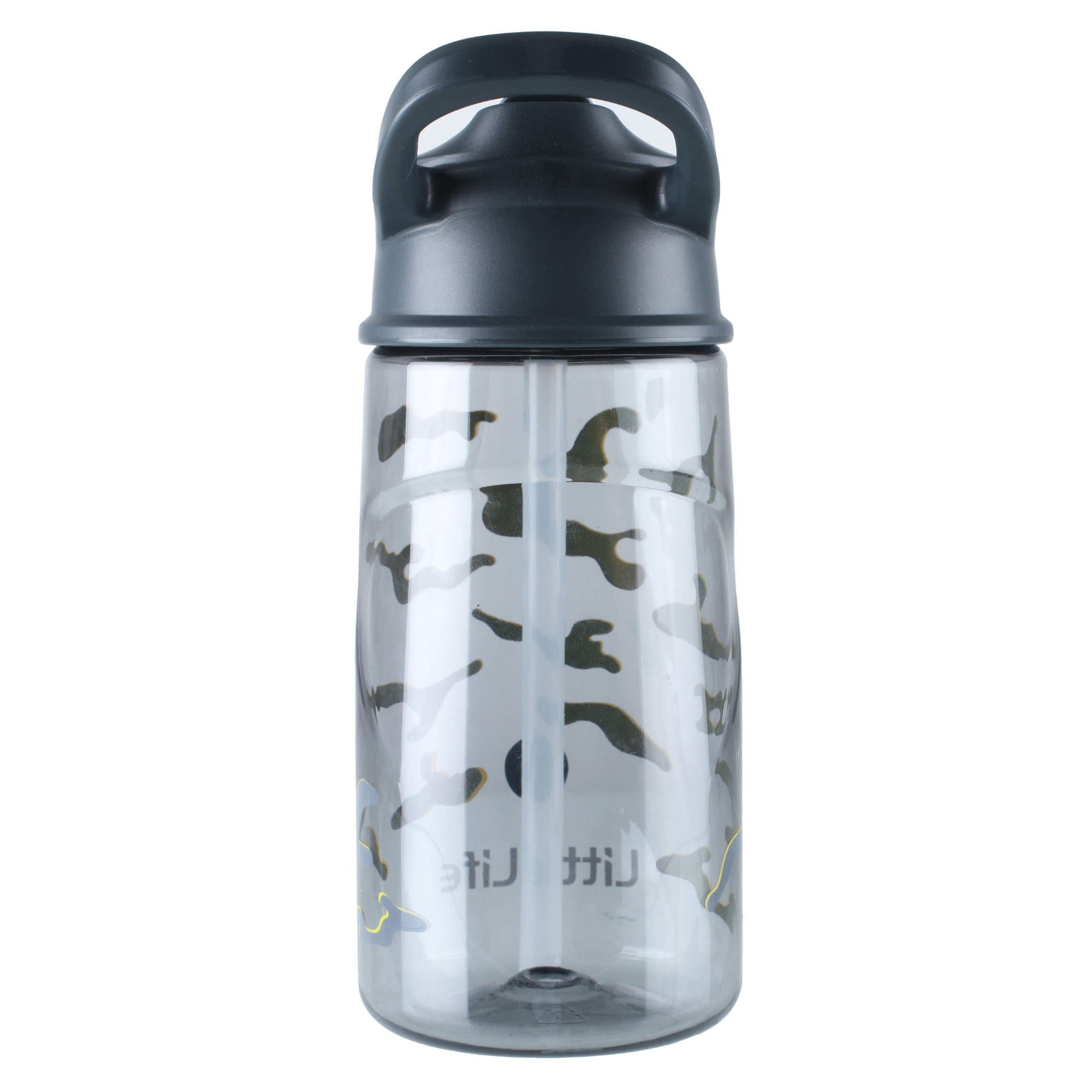 LittleLife Kids Flip-Top BPA Free 550ml Water Bottle (Camo)
