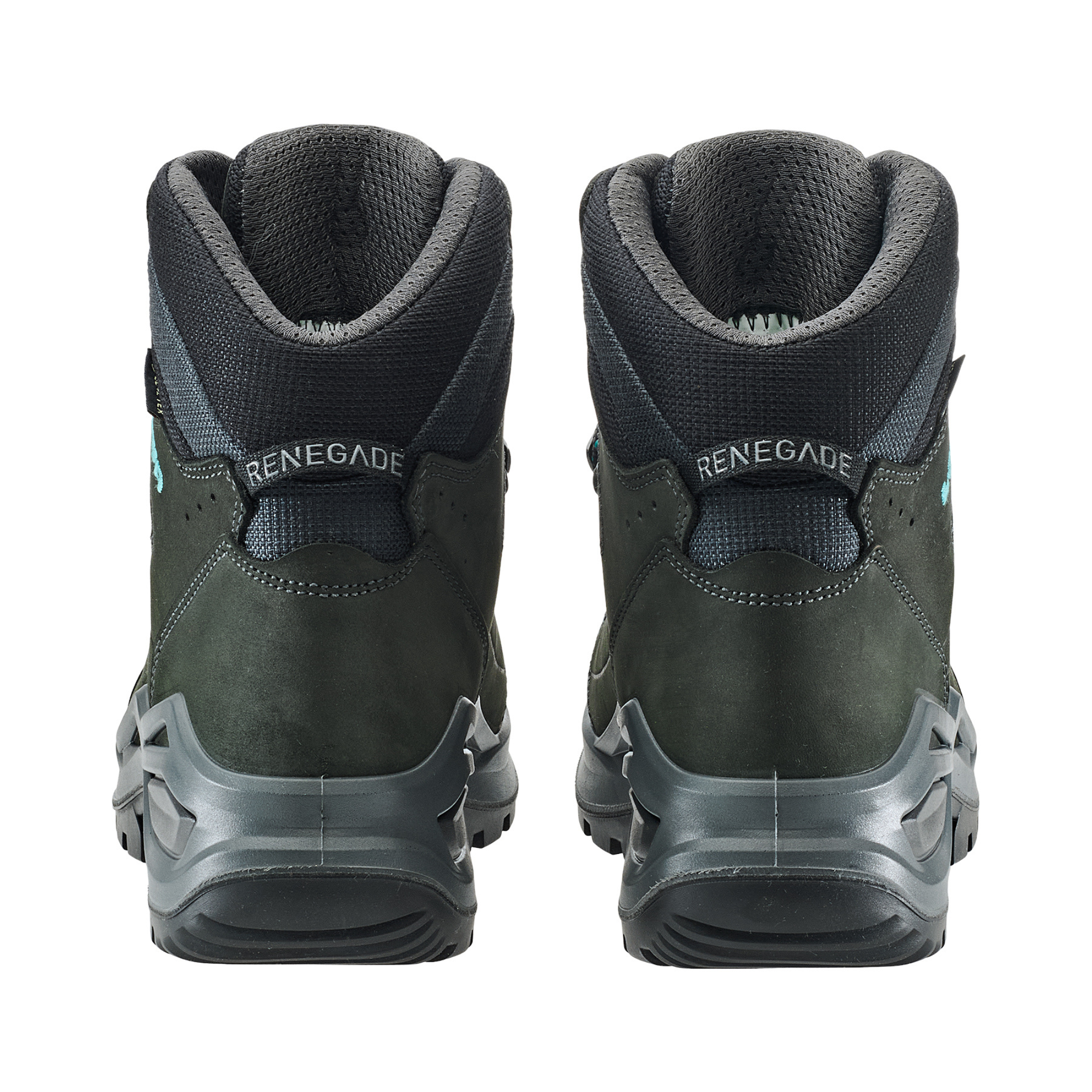 Lowa Women's Renegade Mid Evo Gore-Tex Hillwalking Boots (Asphalt/Turquoise)