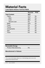 Load image into Gallery viewer, Lowe Alpine AirZone Trail Duo Narrow Dimensions ND30L Daysack (Deep Heather/Raspberry)(One Size)