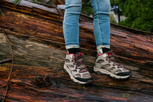 Load image into Gallery viewer, Merrell Kids Moab 3 Waterproof Mid Trail Boots (Boulder/Red)(UKJ11-UK6)