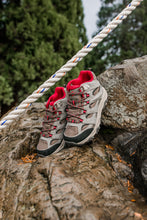Load image into Gallery viewer, Merrell Kids Moab 3 Waterproof Mid Trail Boots (Boulder/Red)(UKJ11-UK6)
