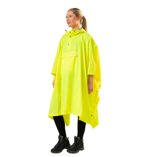 Load image into Gallery viewer, Mac-In-A-Sac Unisex Waterproof Poncho (Neon Yellow)