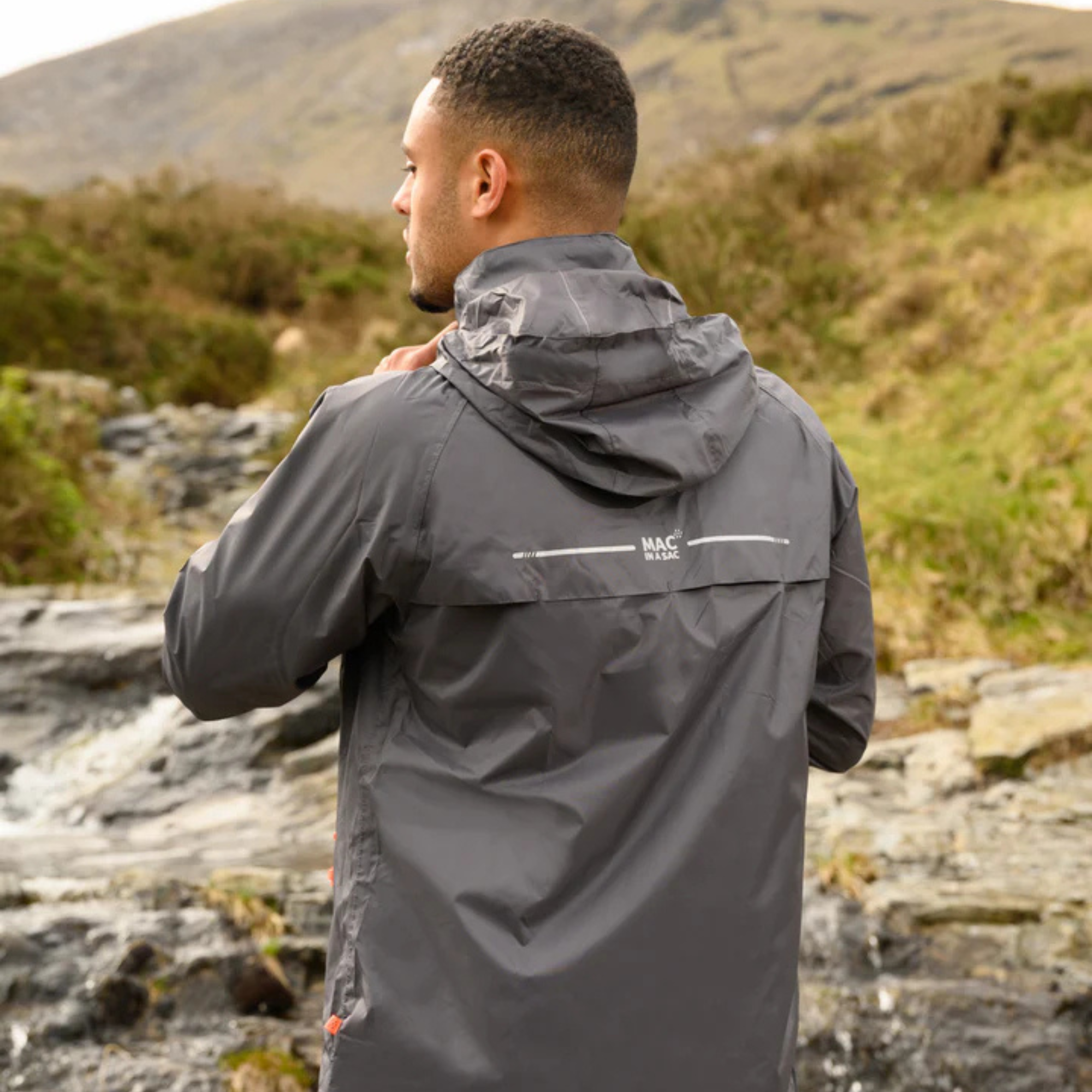 Mac In A Sac Unisex Origin 2 Waterproof Jacket (Charcoal)
