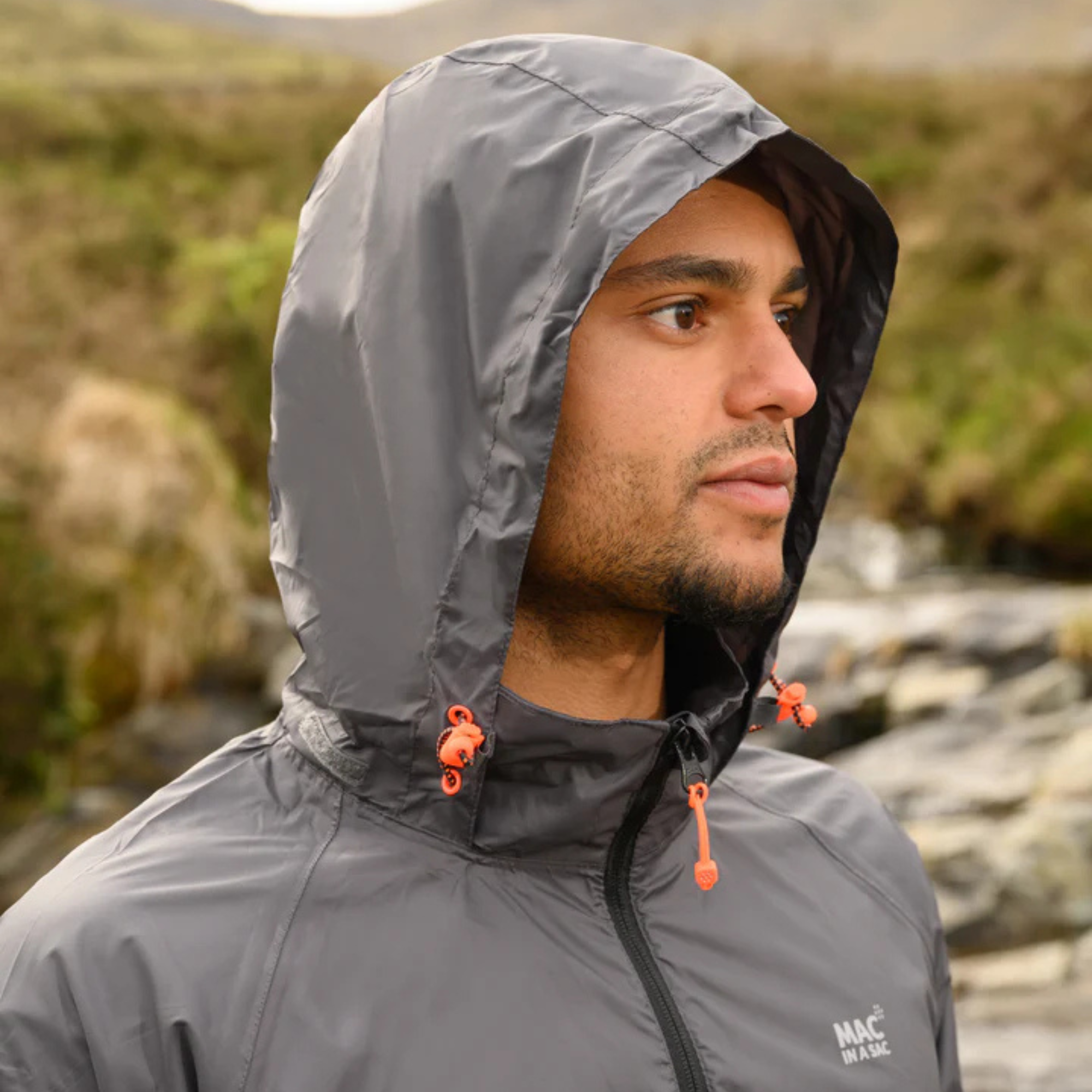 Mac In A Sac Unisex Origin 2 Waterproof Jacket (Charcoal)