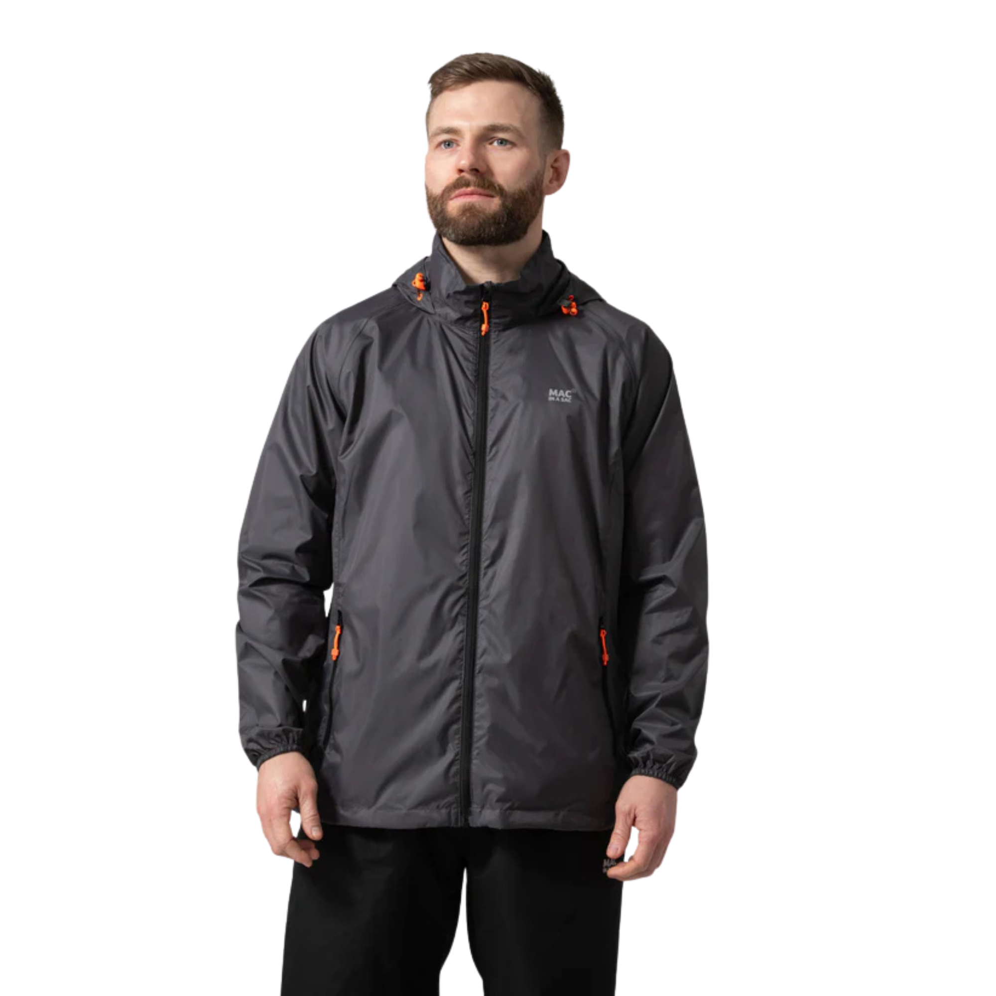 Mac In A Sac Unisex Origin 2 Waterproof Jacket (Charcoal)