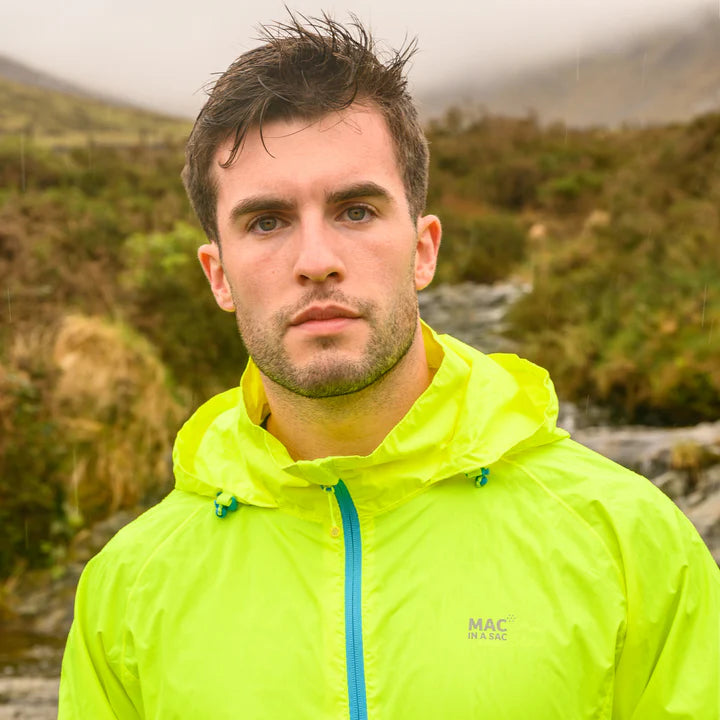 Mac In A Sac Unisex Origin 2 Waterproof Jacket (Neon Yellow)