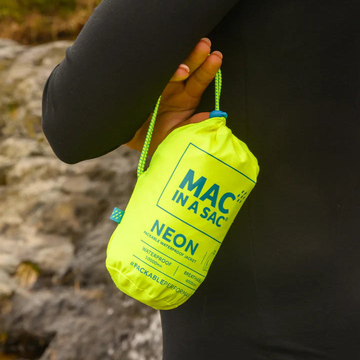 Mac In A Sac Unisex Origin 2 Waterproof Jacket (Neon Yellow)