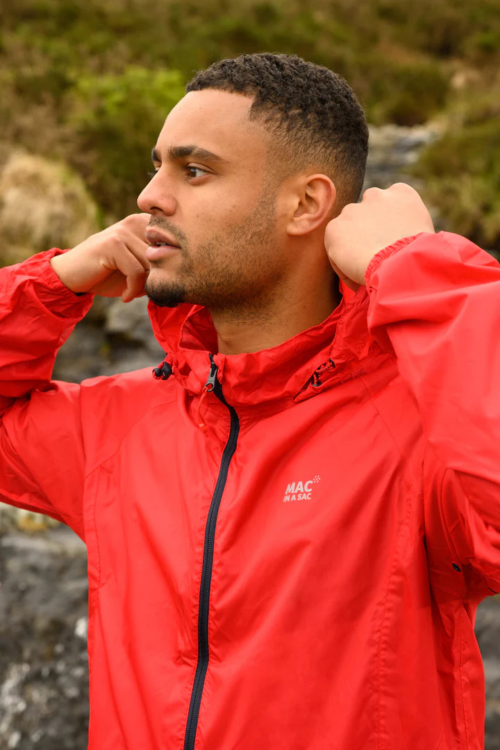 Mac In A Sac Unisex Origin 2 Waterproof Jacket (Red)