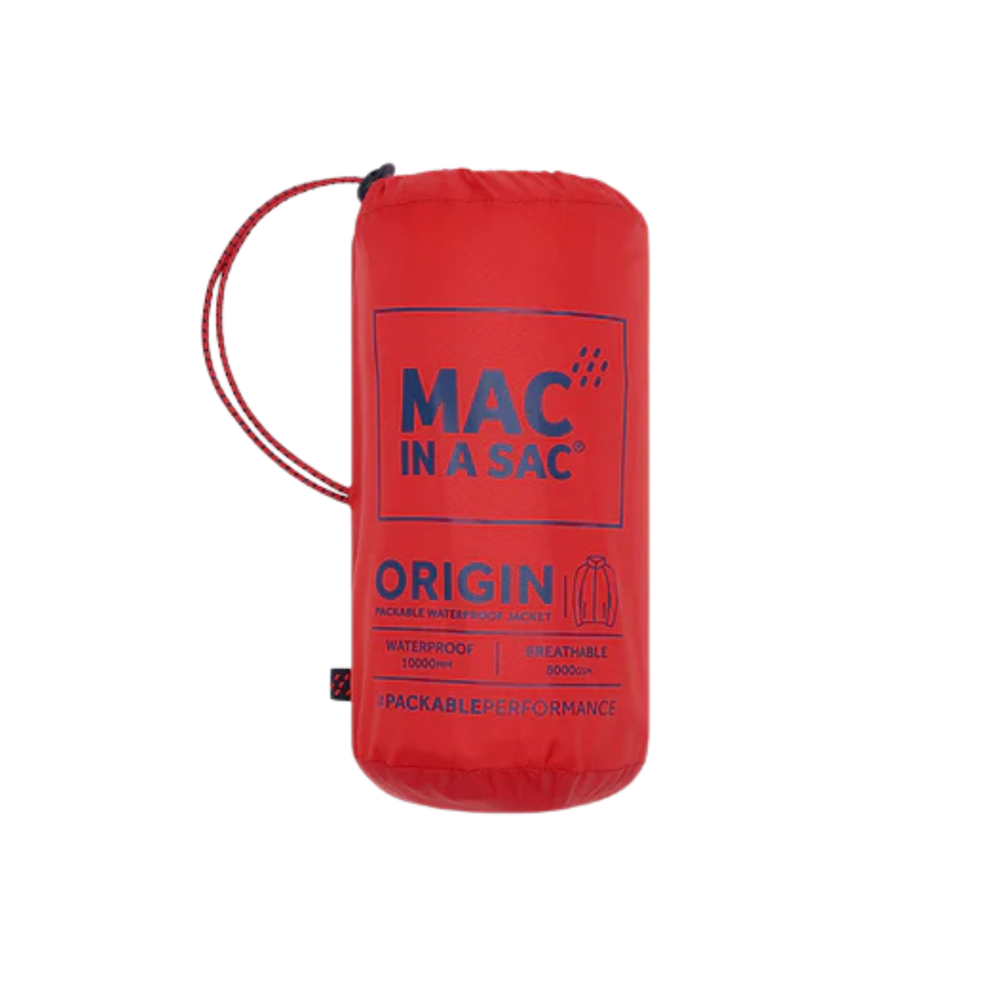 Mac In A Sac Unisex Origin 2 Waterproof Jacket (Red)