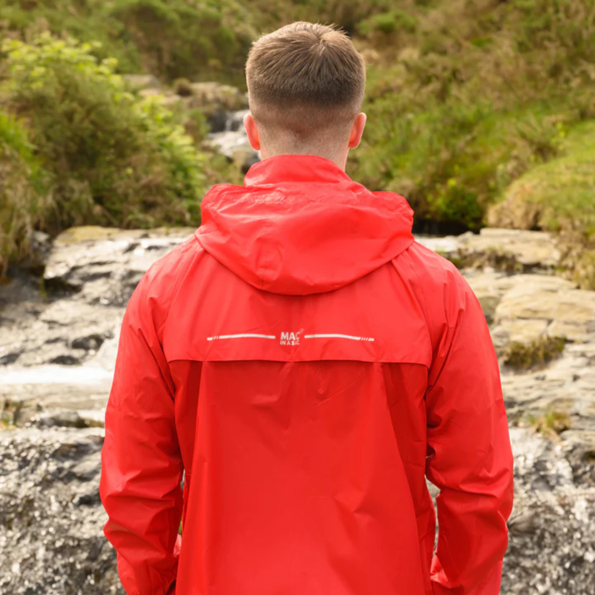 Mac In A Sac Unisex Origin 2 Waterproof Jacket (Red)