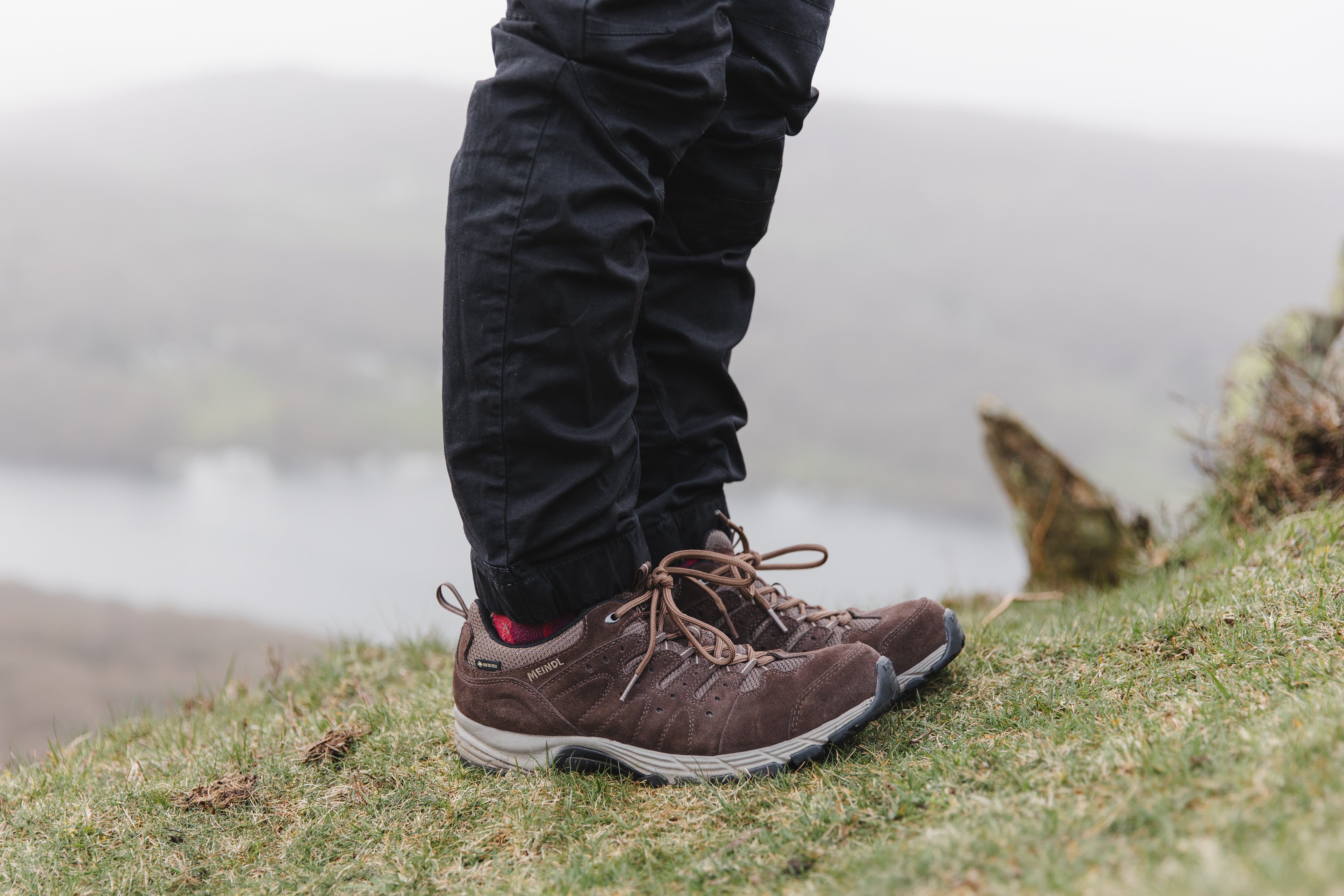 Meindl Men's Rapide Gore-Tex Trail Shoes (Dark Brown)