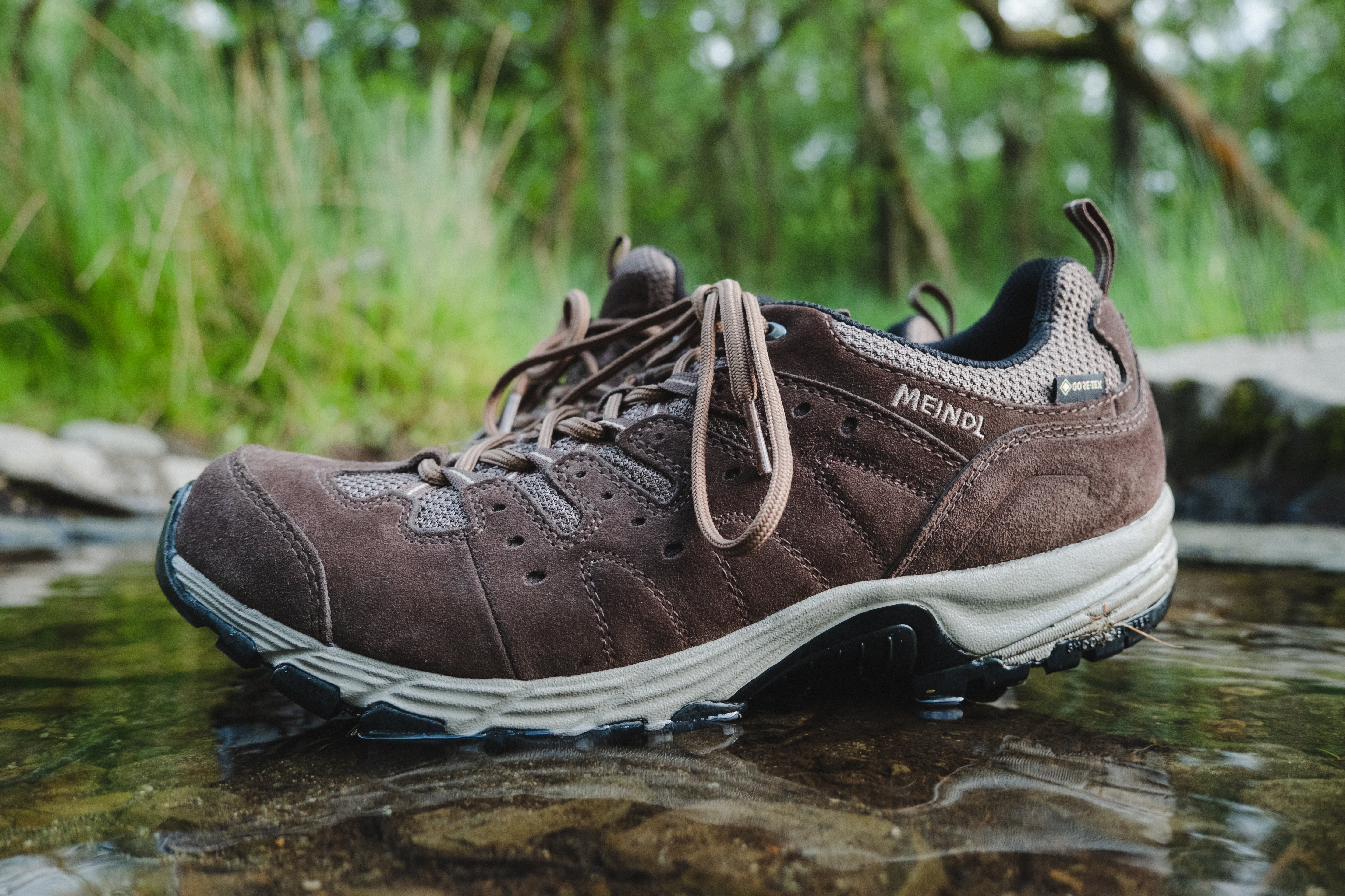 Meindl Men's Rapide Gore-Tex Trail Shoes (Dark Brown)