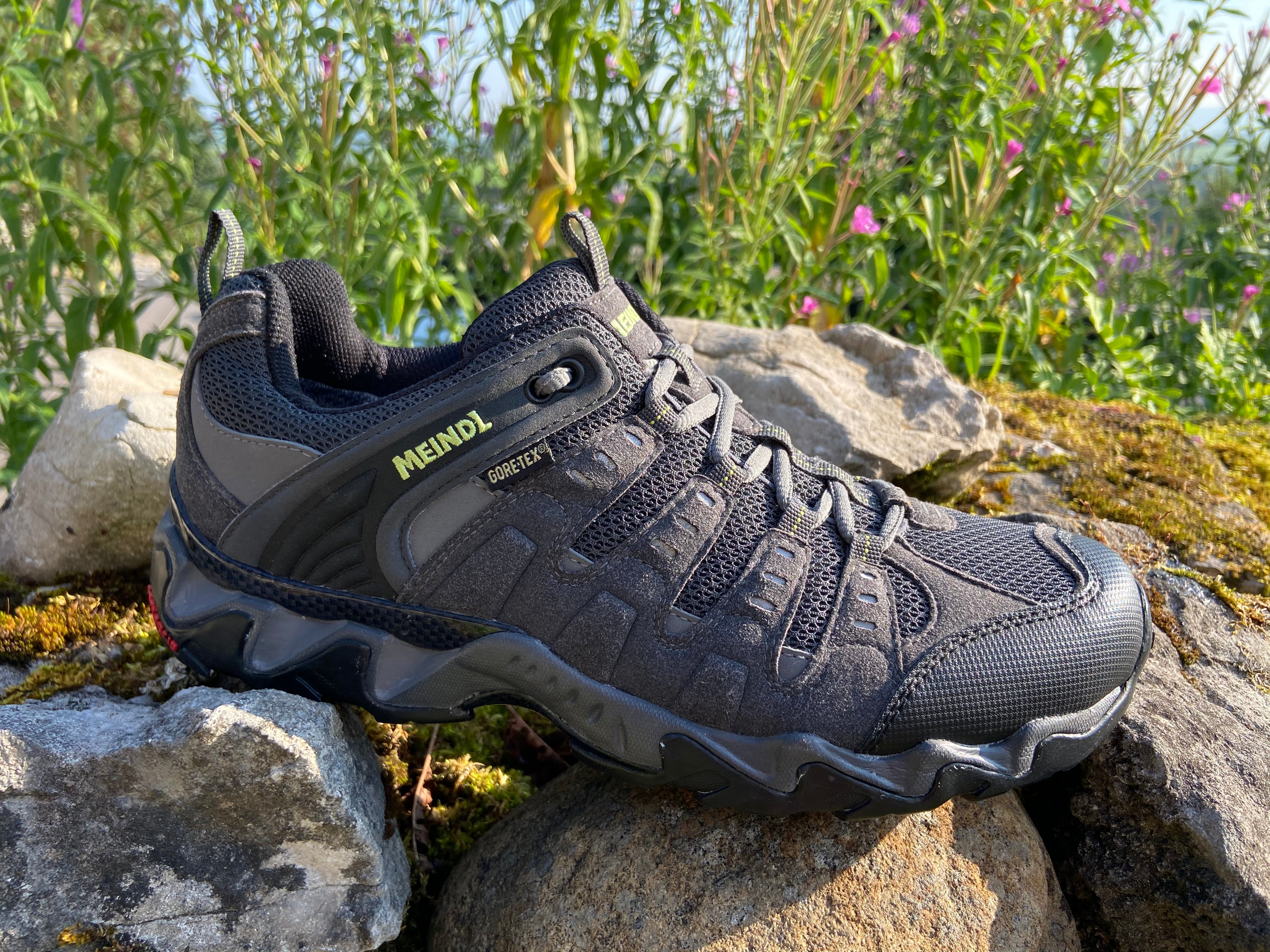 Meindl Men's Respond Gore-Tex Trail Shoes (Anthracite/Lemon)