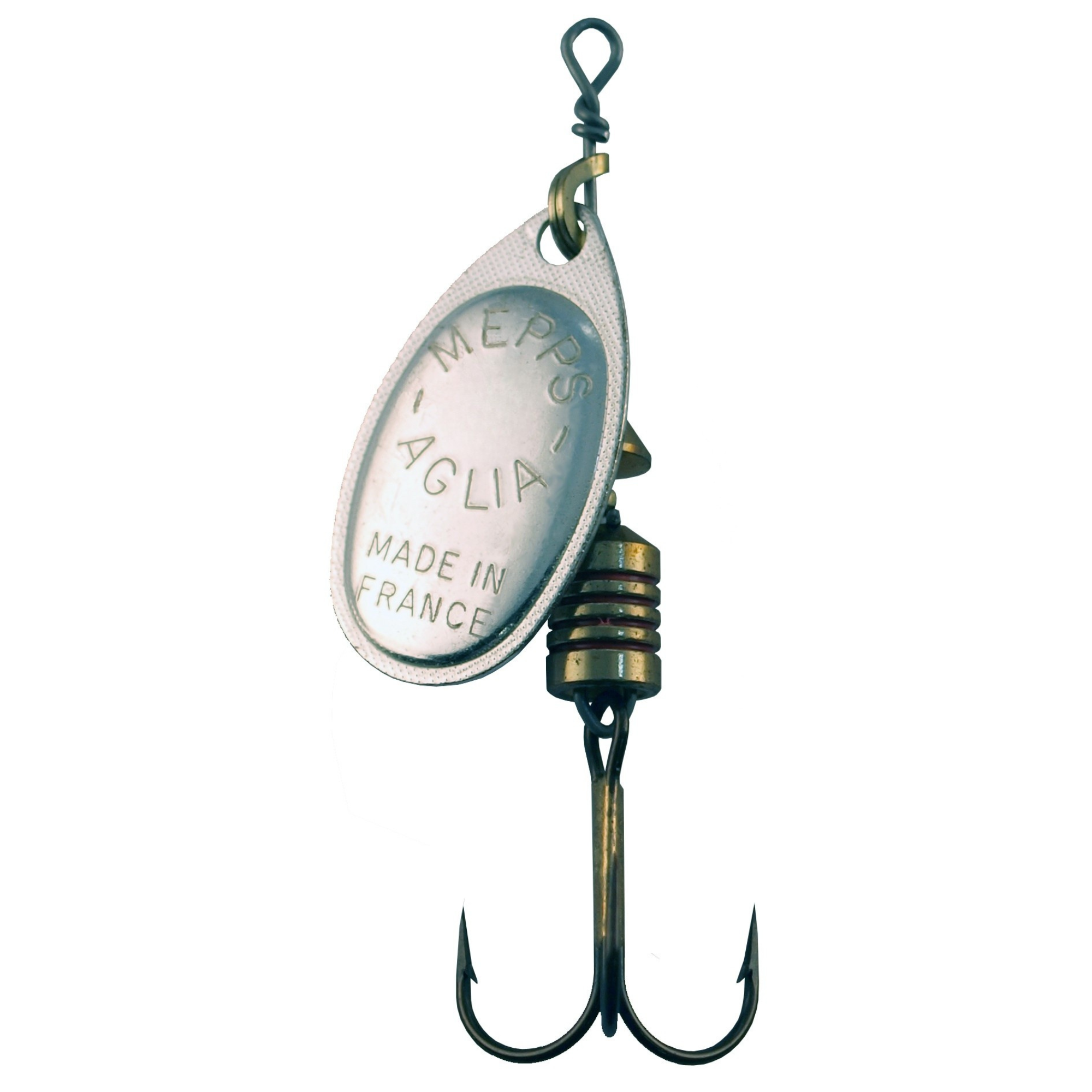 Mepps Aglia Original Spinning Metal Lure (6.5g/Size 3)(Silver)