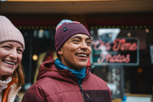 Load image into Gallery viewer, Lightweight Merino Wool Buff (Multistripes Tempest)