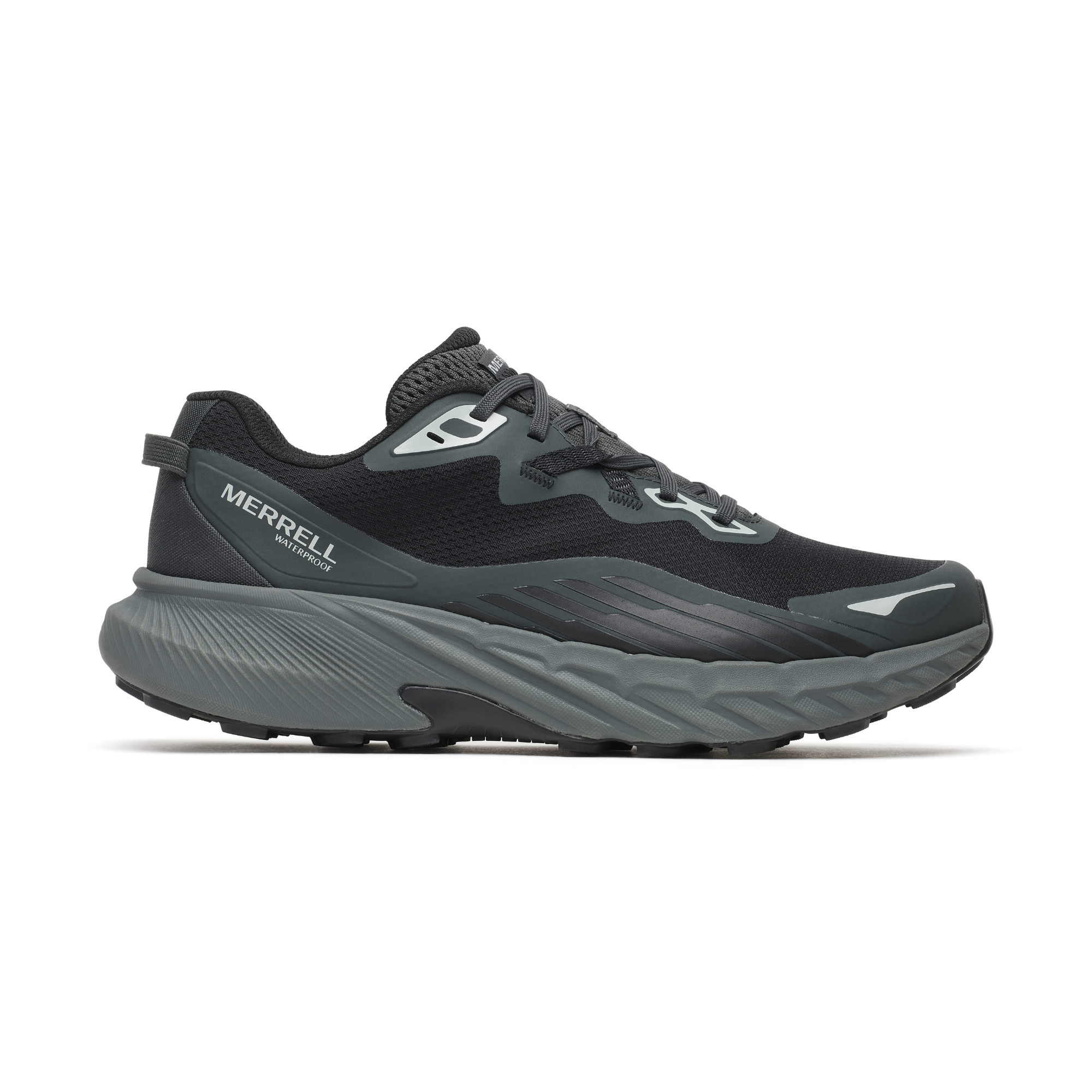 Merrell Men's Agility Trail Waterproof Trail Running Shoes (Black)