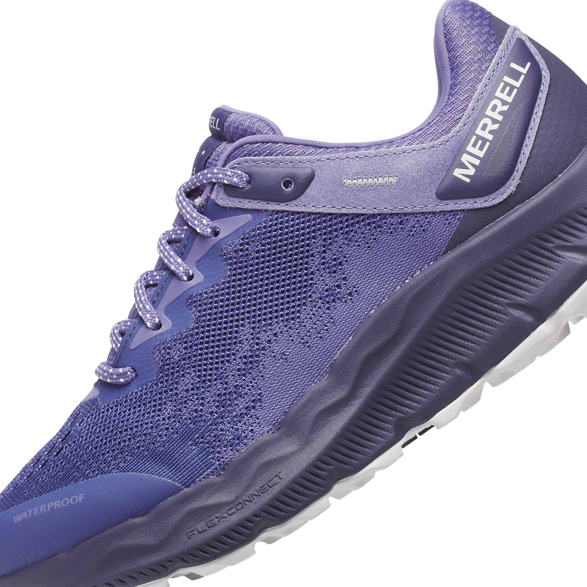 Merrell Women's Antora 4 Vegan Waterproof Trail Walking/Running Shoes (Shadow)