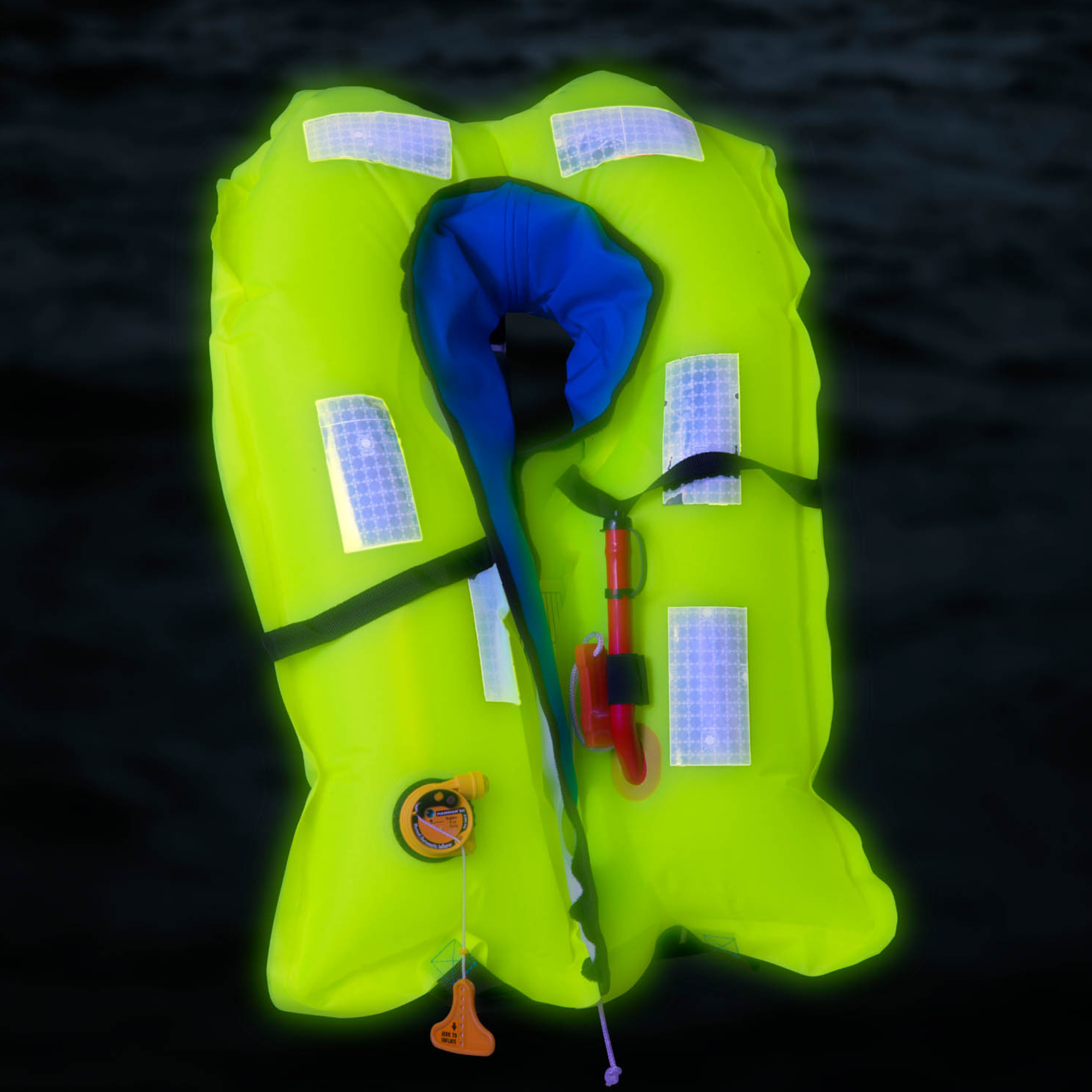Mesica Unisex GDR175 150N Automatic Inflatable Life Jacket Blue MES00