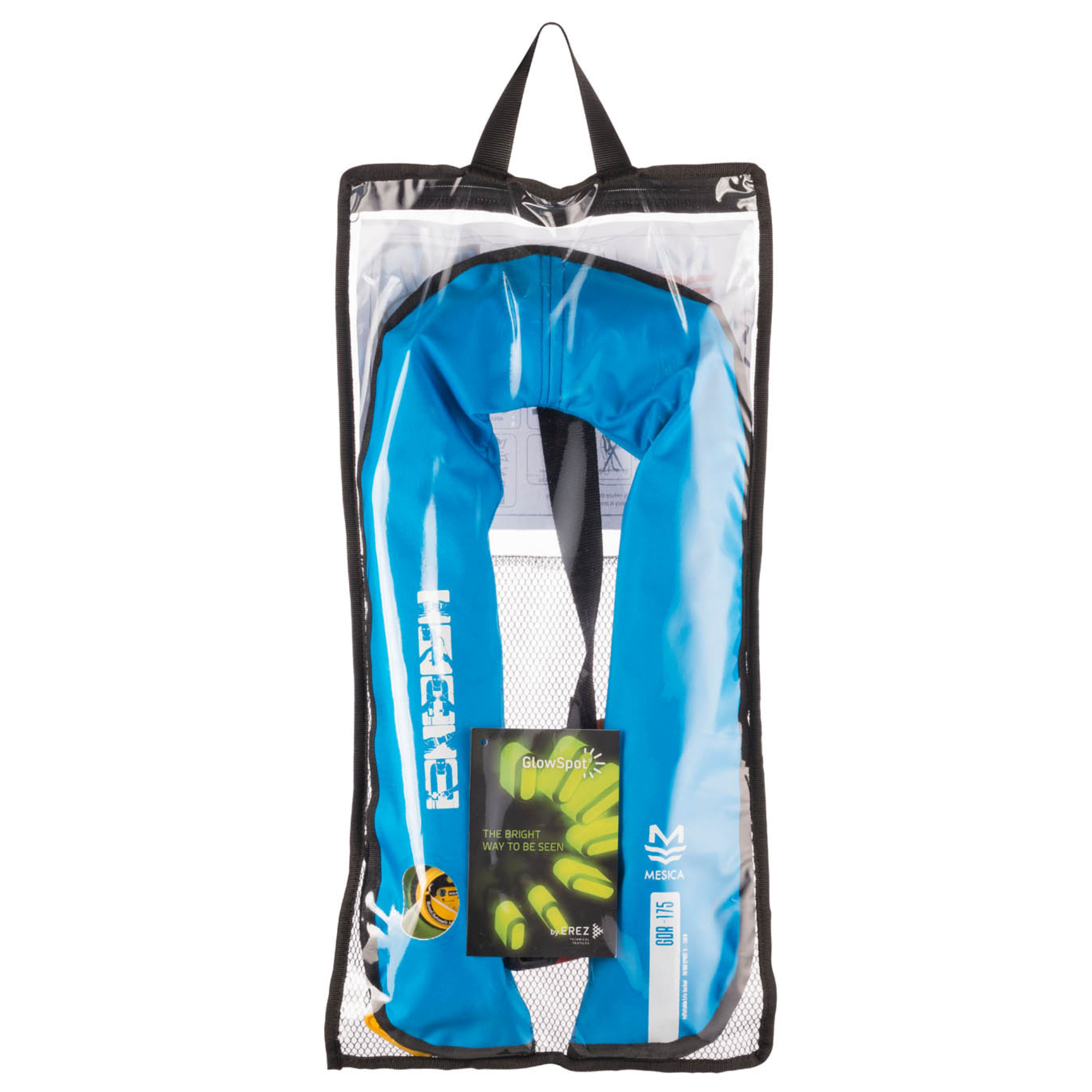 Mesica Unisex GDR175 150N Automatic Inflatable Life Jacket Blue MES00