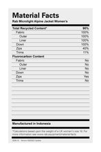 Load image into Gallery viewer, Rab Women's Microlight Alpine Insulated Down Jacket (Black)