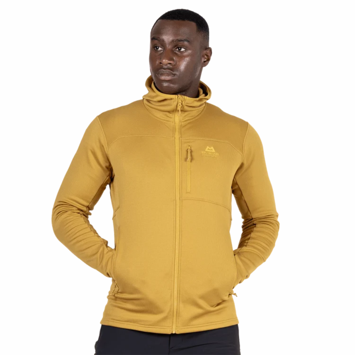 Mountain Equipment Men's Durian Hooded Full Zip Fleece Jacket Me-02312 Mustard ME-008029