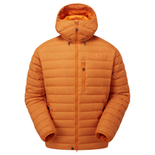 Load image into Gallery viewer, Mountain Equipment Men's Earthrise Hooded Down Insulated Jacket (Rust)
